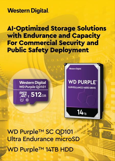Image for Western Digital Introduces Storage Optimized For Public Safety, AI And Smart City Deployments