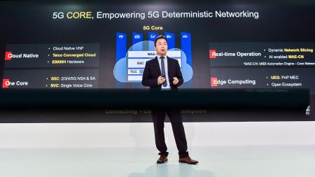 Image for Huawei Unveils Industry’s First Deterministic Networking Oriented 5G Core Network