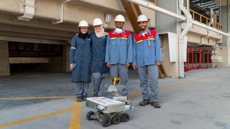 Image for Team From Abu Dhabi University Wins First Place In EGA Student Industrial Robotics Competition