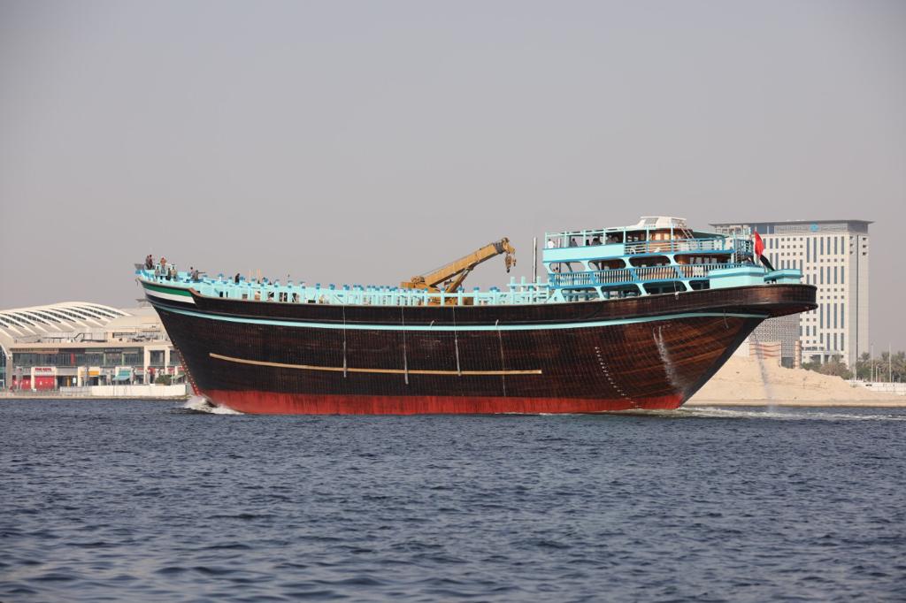 Image for A Mighty Dhow Sails Off The Shore Of Dubai, Recognised As The World’s Largest
