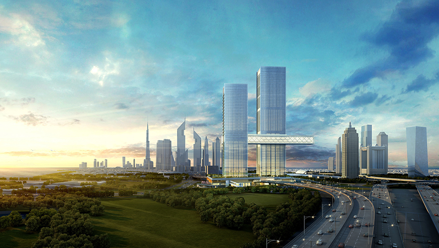 Image for Ithra Dubai Completes The Link At One Za’abeel, Now Attempts To Break The World Record For The “Longest Cantilevered Building”