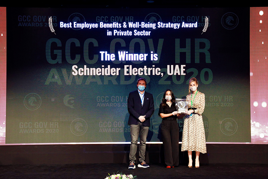 Image for Schneider Electric Gulf Wins Best Employee Benefits & Well Being Strategy Award In Private Sector