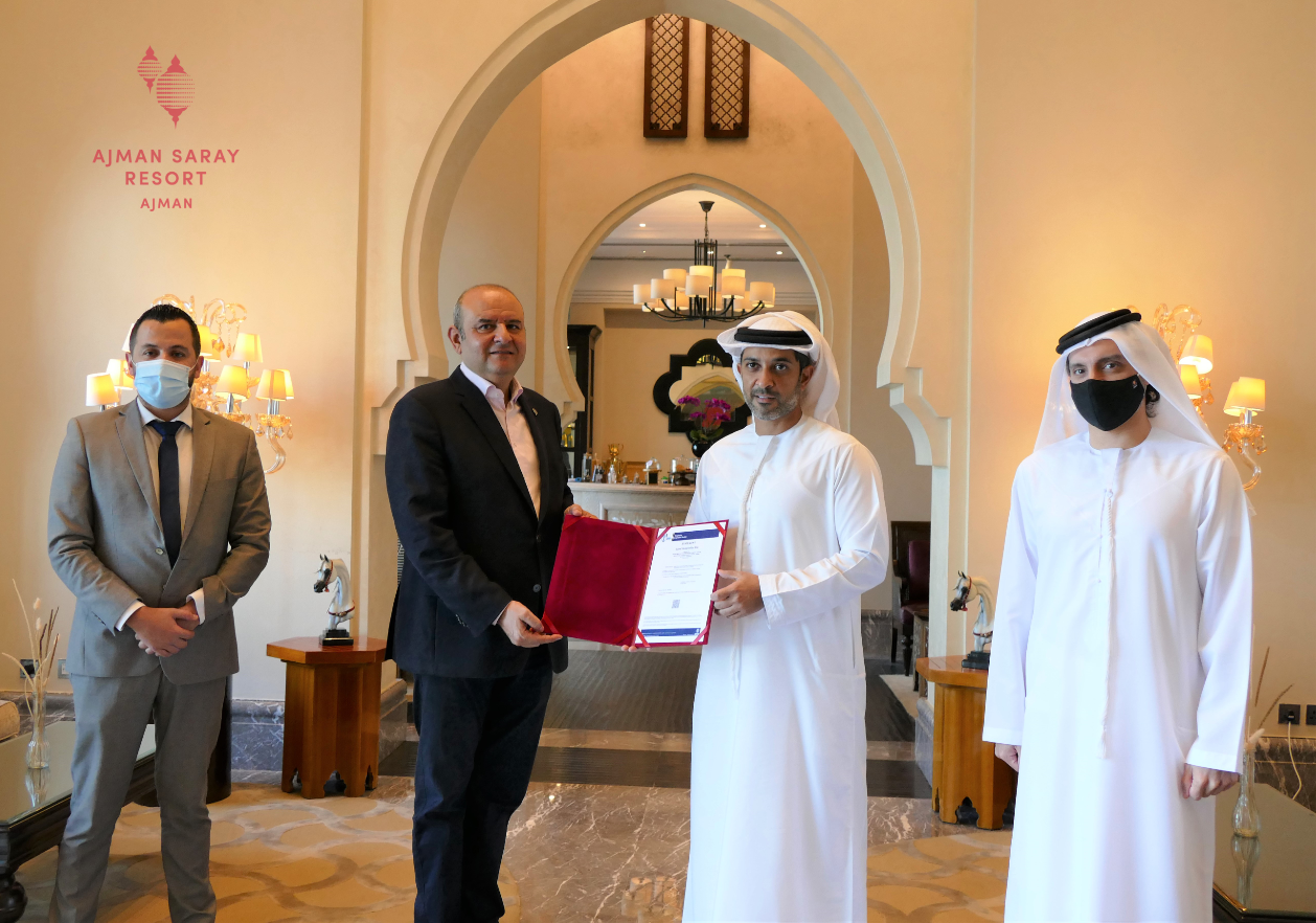 Image for His Highness Sheikh Abdulaziz Bin Humaid Al Nuaimi Awards First BV Certification To Ajman Saray