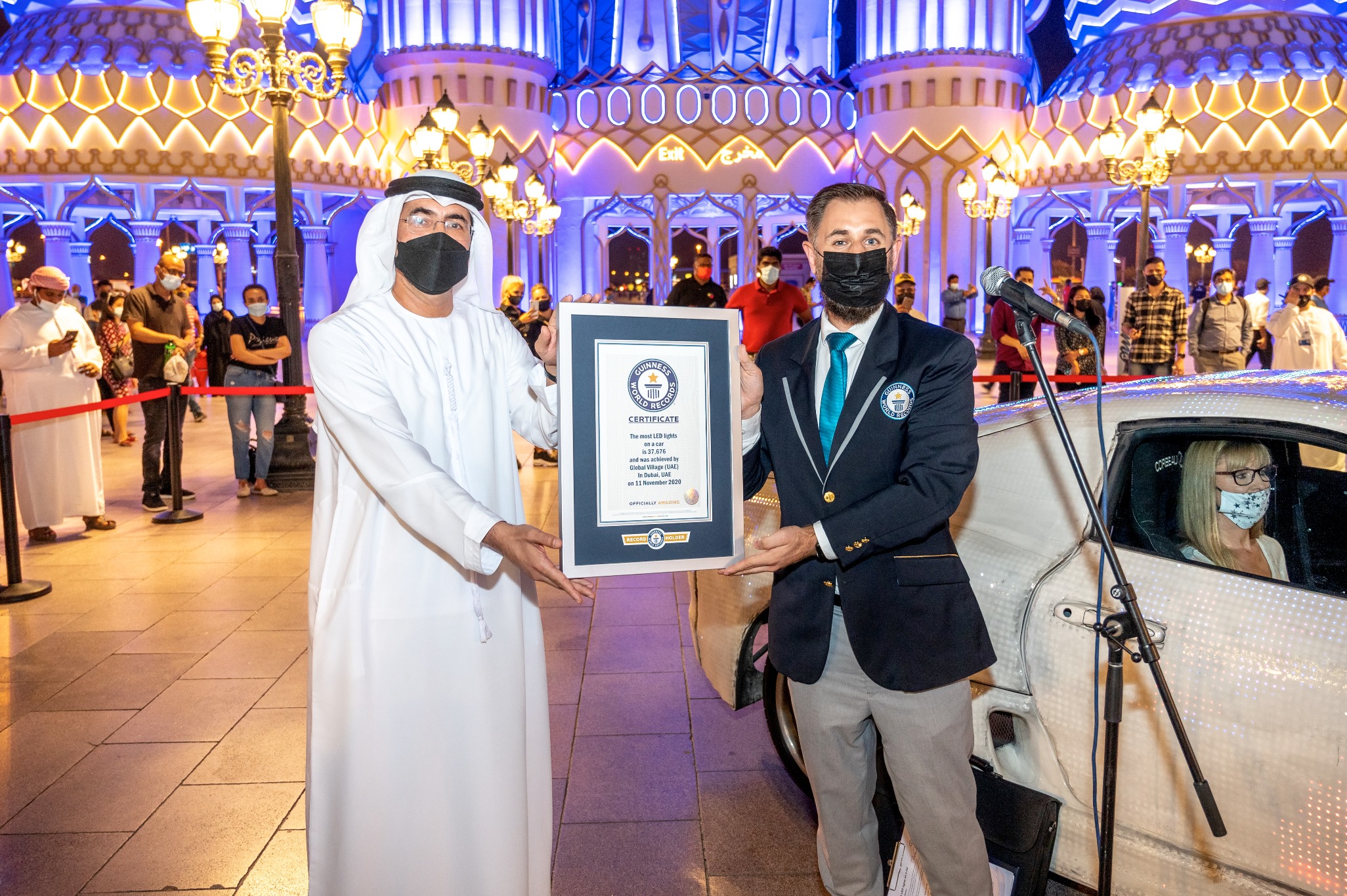 Image for Global Village Scoops Second Guinness World Records™ Title For The Most LED Lights On A Car