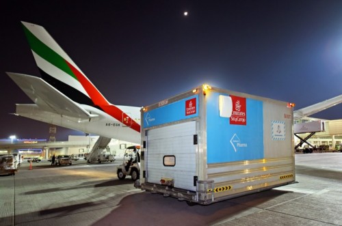 Image for Emirates SkyCargo Transports First Batch Of Pfizer-BioNTech COVID-19 Vaccines For Dubai Health Authority