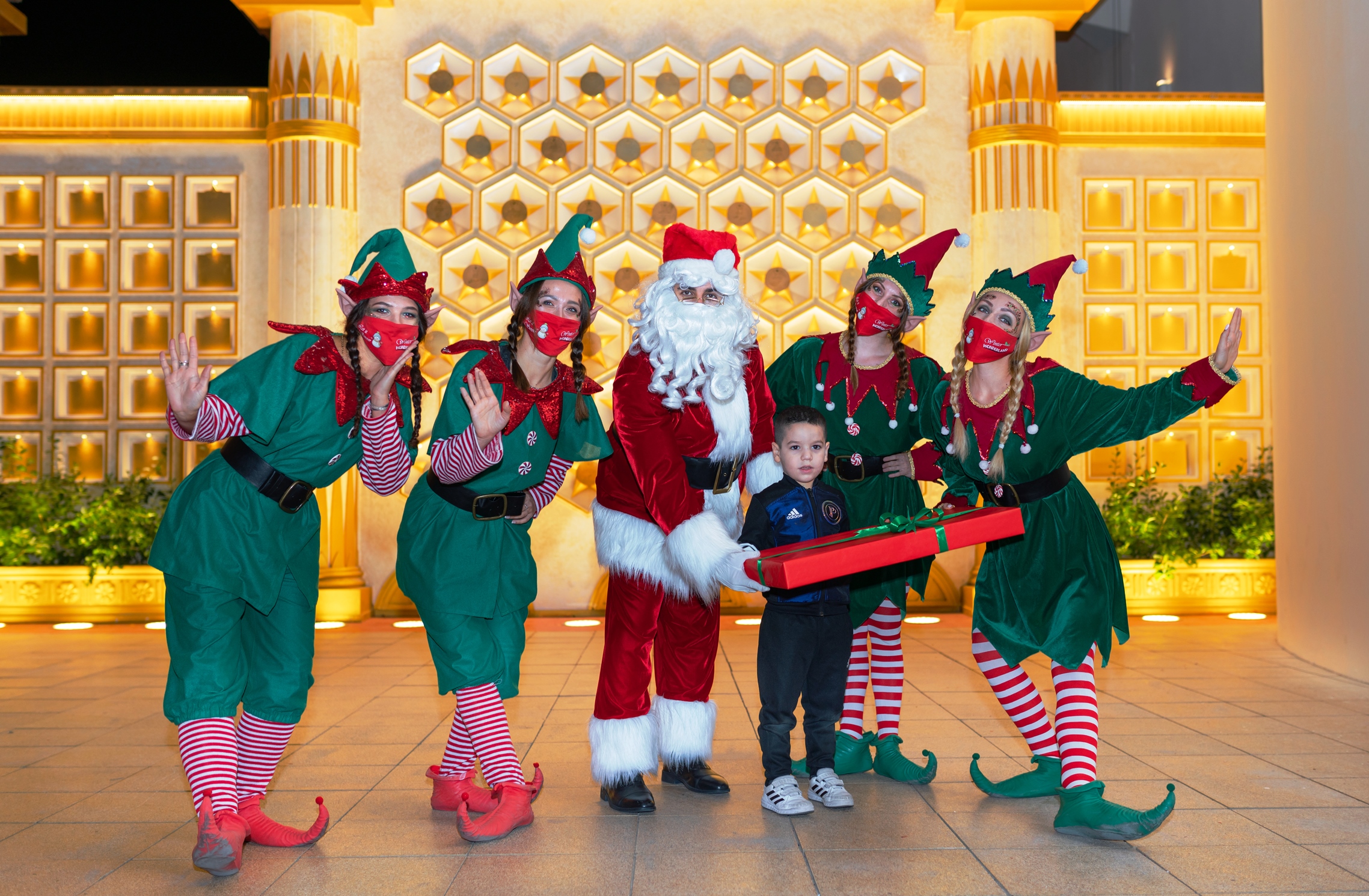 Image for Santa Surprises 25 Children With Wishes Sent In Latest Global Village Guinness World Record Achievement