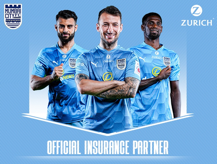 Image for Mumbai City FC Announce Sponsorship With Zurich International Life