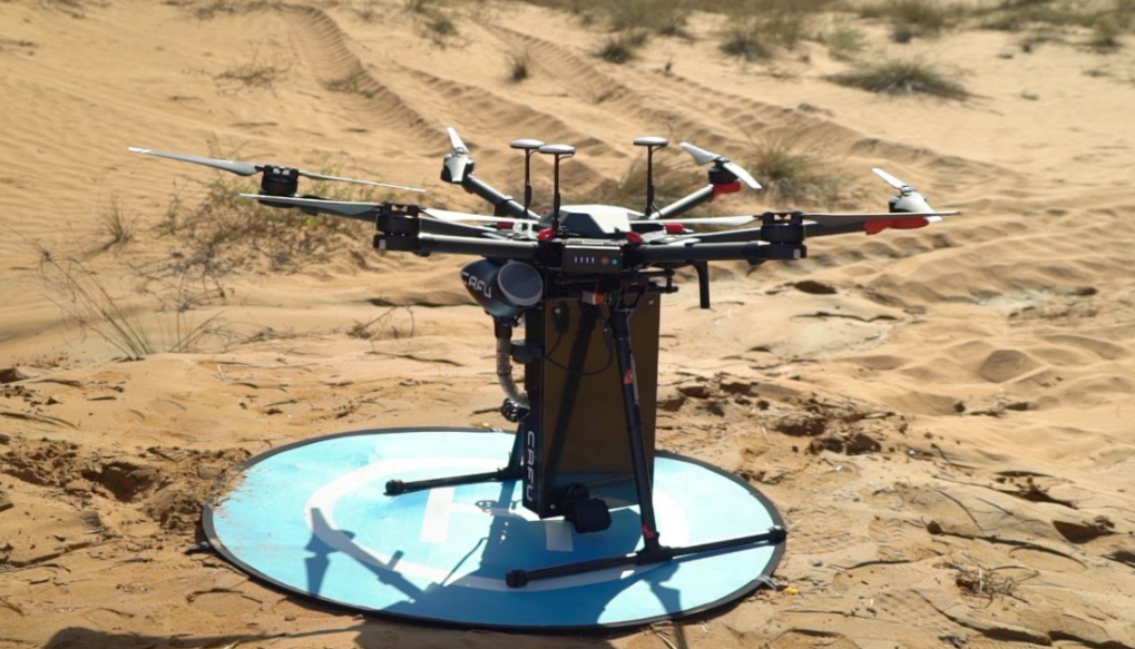 Image for Dubai-Born CAFU Reveals Drone Technology With First-Of-Its-Kind Planting Mechanism Taking The One Million Ghaf Tree Seed Project To The Next Level