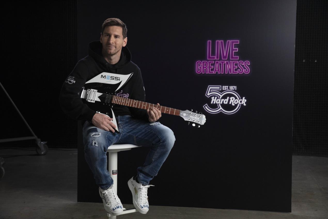 Image for Hard Rock International Inks Five-Year Worldwide Deal With Lionel Messi For Its 50th Anniversary