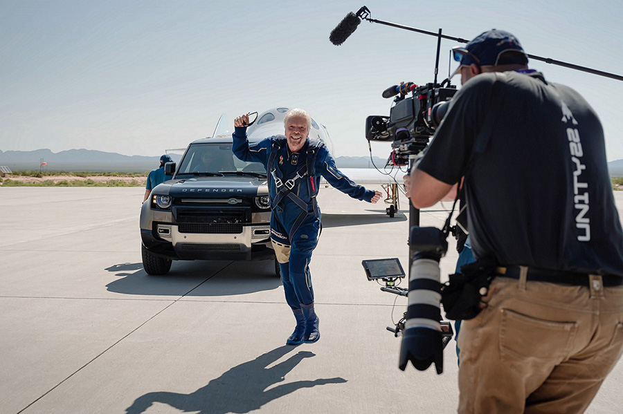 Image for Above And Beyond: Land Rover Supports Virgin Galactic’s  First Fully Crewed Space Flight