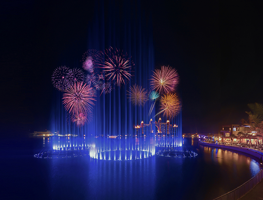 Image for The Pointe Celebrates The Opening Day Of Expo 2020 With Specially Choreographed Fountain Show And Stunning Fireworks