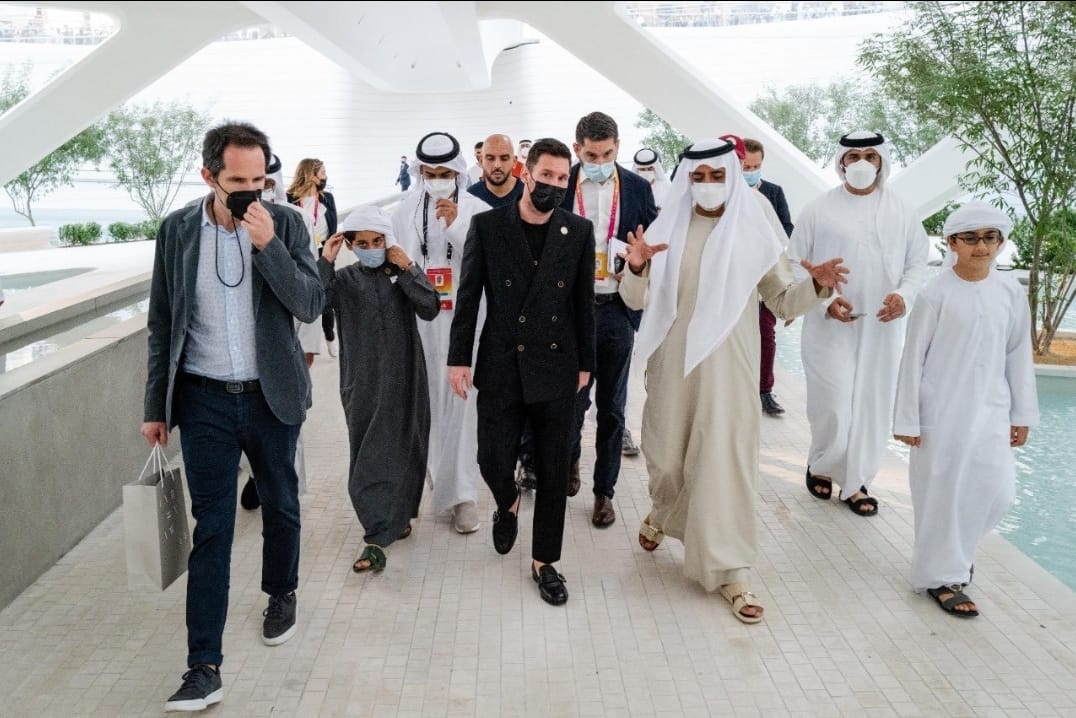 Image for Argentine Star Lionel Messi Tours Expo 2020 Dubai
