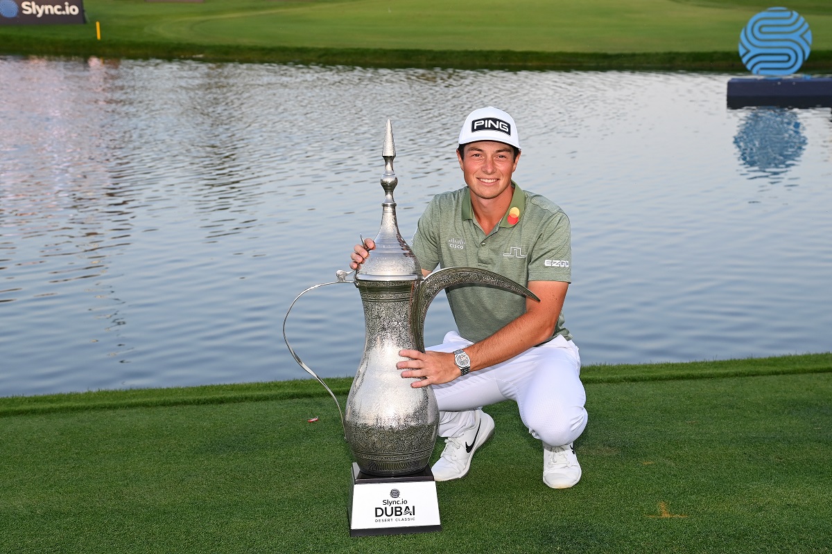 Image for Hovland wins first Rolex Series title in Dubai