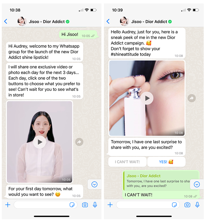 Image for DIOR Beauty Launch Industry-First WhatsApp Campaign With Global Influencer Jisoo