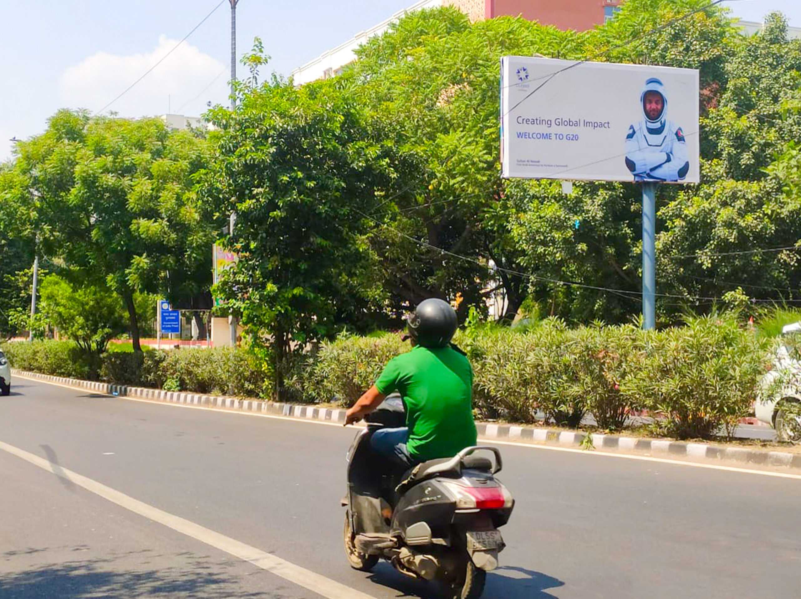 Image for UAE astronaut Sultan AlNeyadi’s billboards adorn New Delhi’s streets ahead of G20 Summit