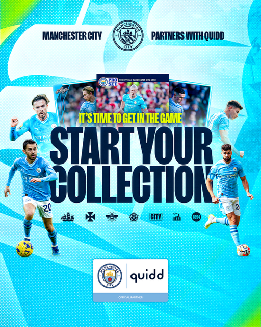 Image for Manchester City Announces New Partnership With Quidd