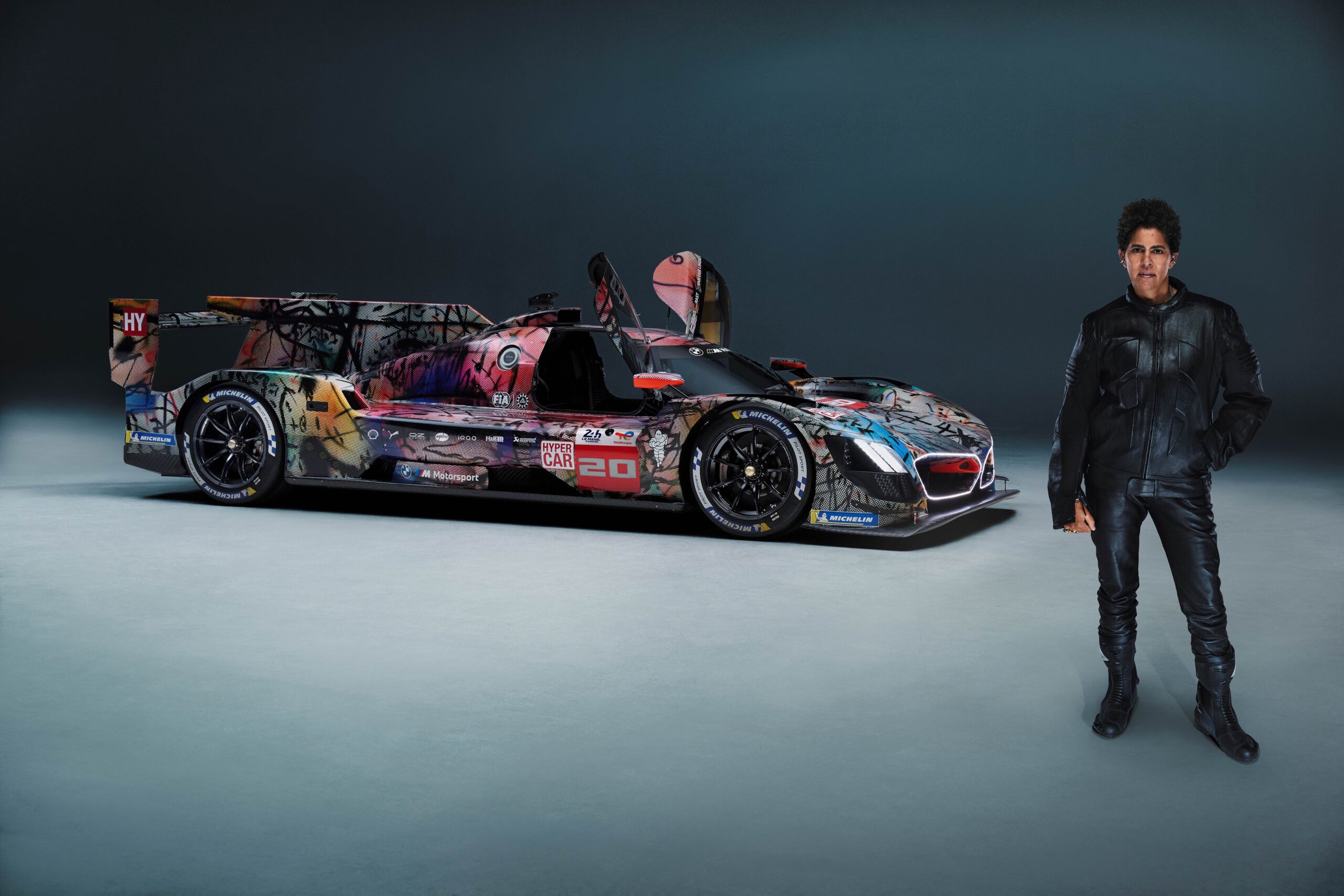 Image for Julie Mehretu’s BMW Art Car Celebrates Its World Premiere At The Centre Pompidou In Paris.