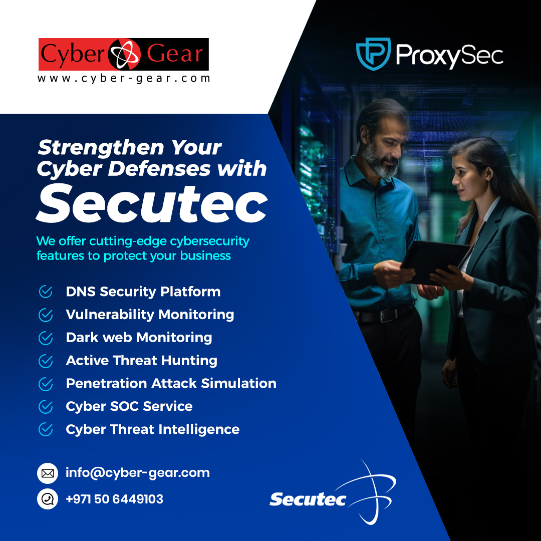 Image for Cyber Gear Partners With ProxySec To Offer Cybersecurity Solutions
