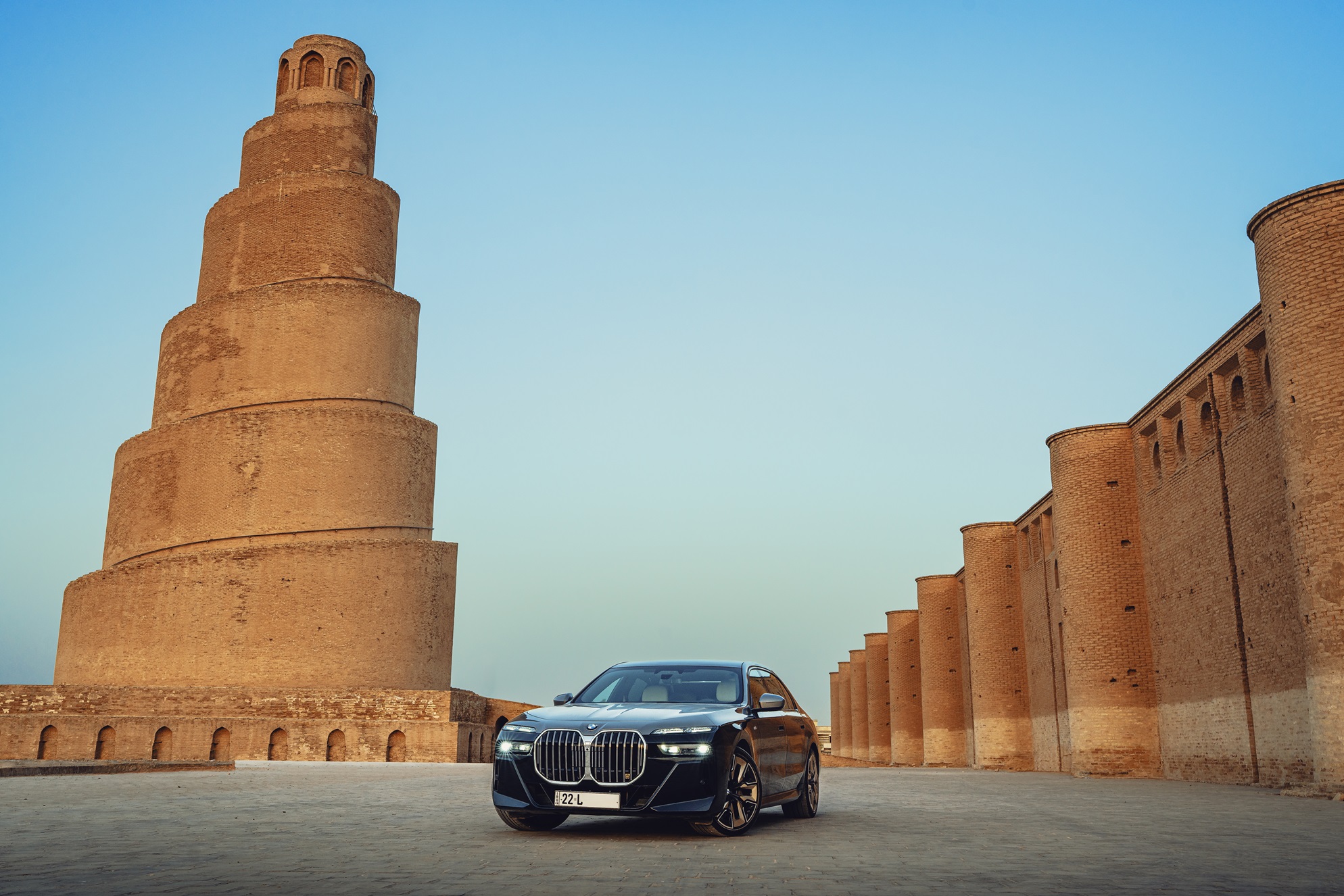 Image for Press Postcard Stories: BMW 7 Series – Modern Mastery Meets Historic Legacy In Samarra