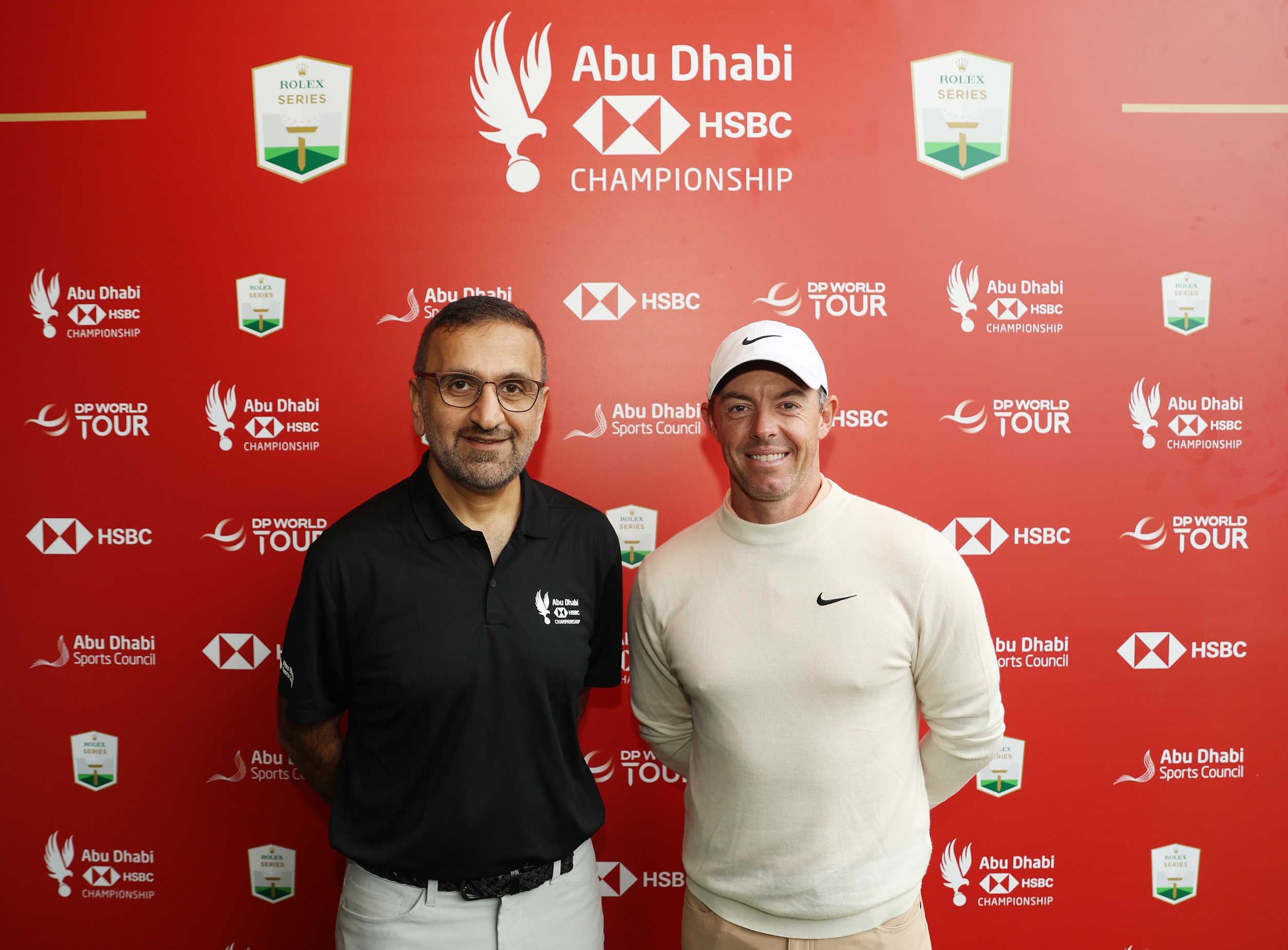 Image for Rory Mcilroy Meets He Aref Al Awani Ahead Of Abu Dhabi HSBC Championship