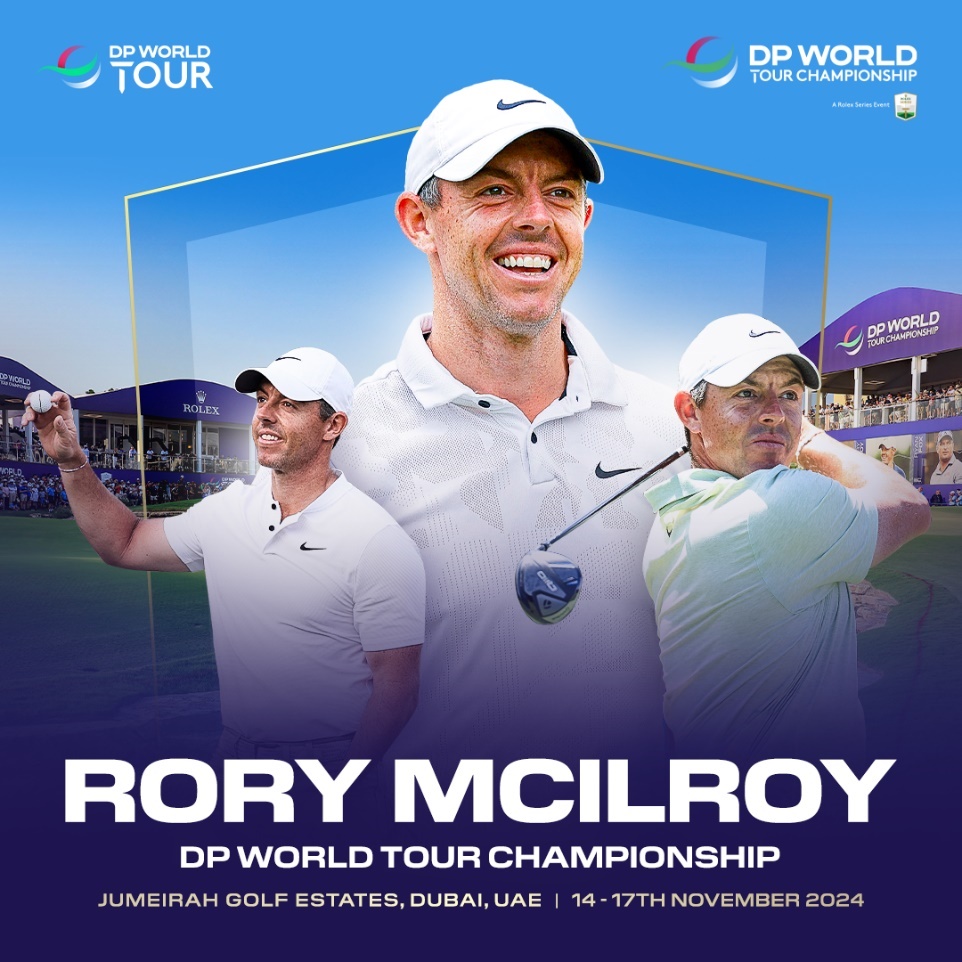 Image for McIlroy Set To Defend Race To Dubai Crown At 2024 DP World Tour Championship At Jumeirah Golf Estates