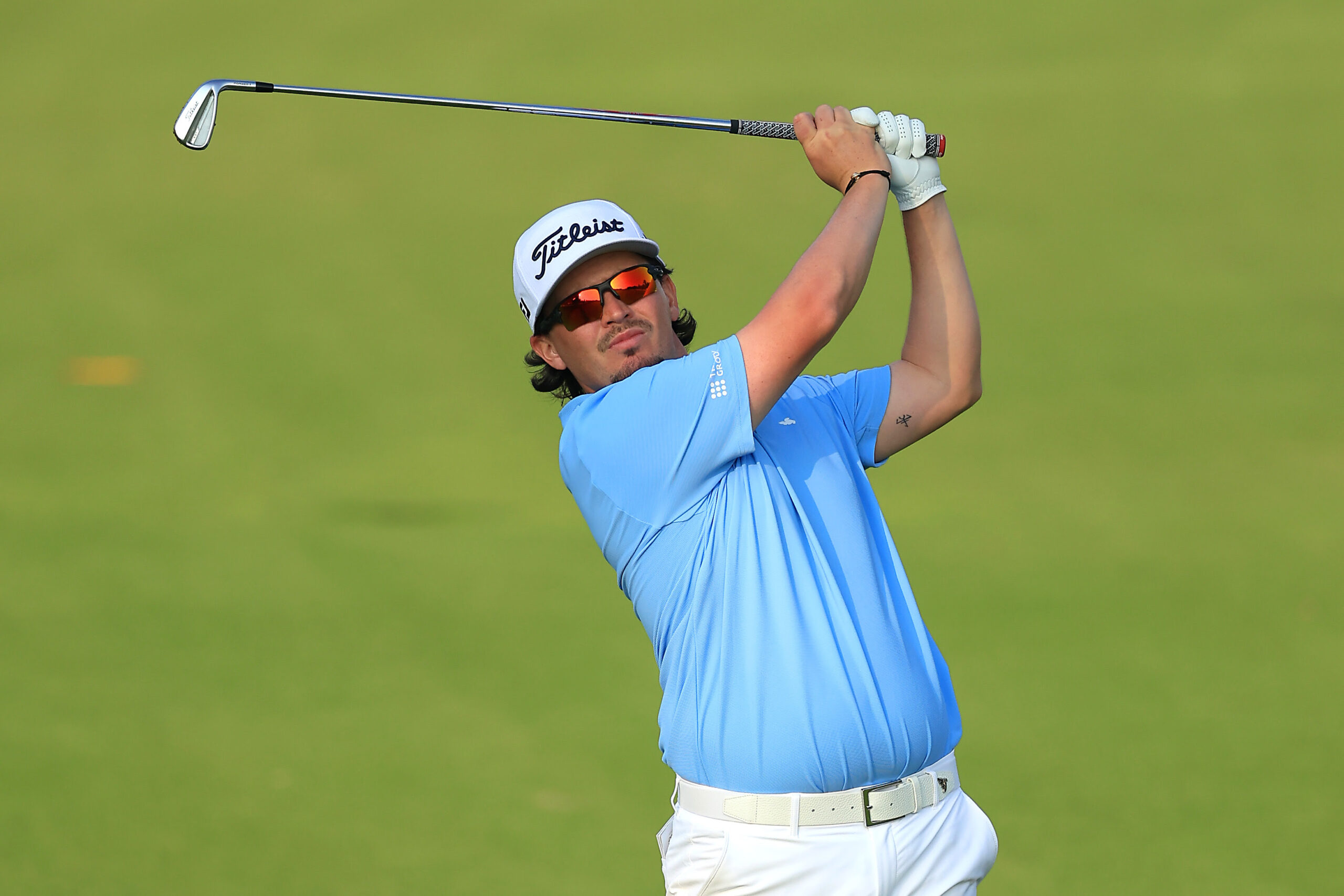 Ferguson makes most of lucky break to claim lead in Dubai