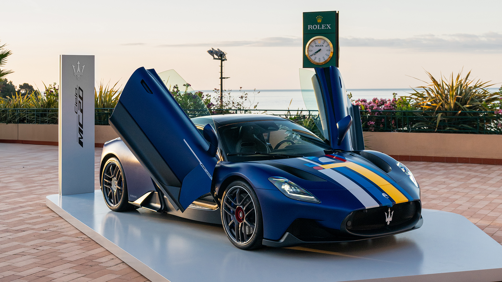 Maserati Back At Rolex Monte-Carlo Masters With Exclusive MC20 Cielo “Less Is More…?”