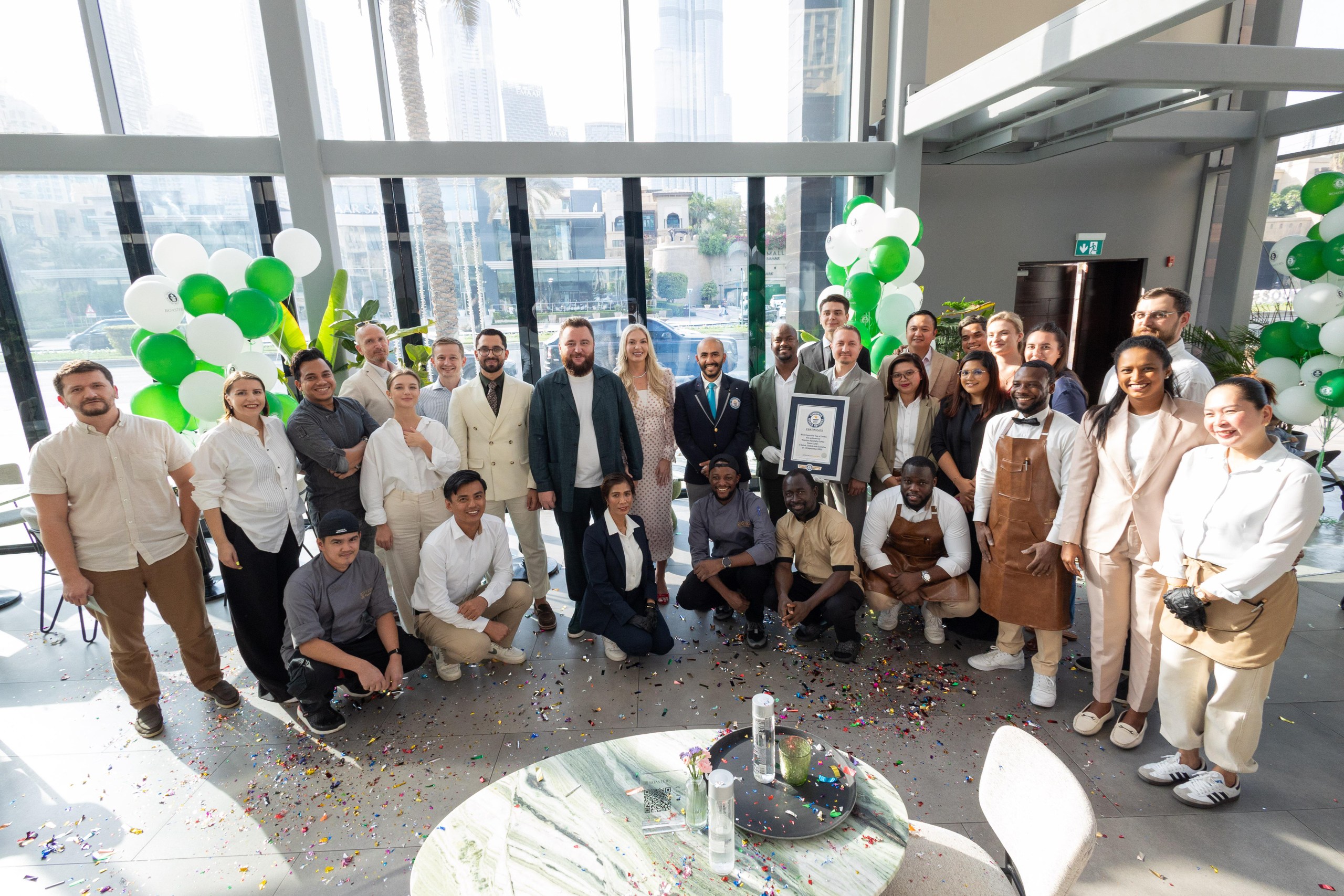 ROASTERS Achieves Guinness World Record For “The Most Expensive Coffee Cup In The World”