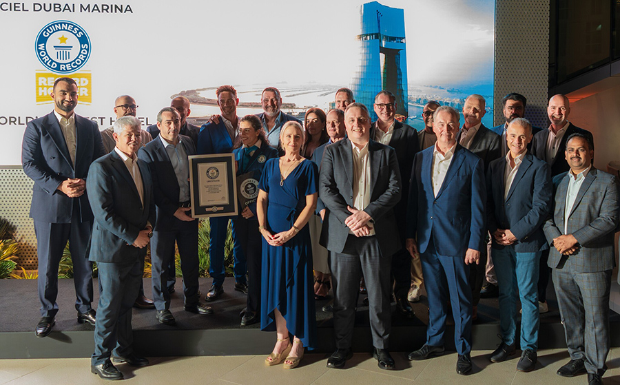 Ciel Dubai Marina, Vignette Collection By IHG Crowned As The World’s Tallest Hotel By Guinness World Records™