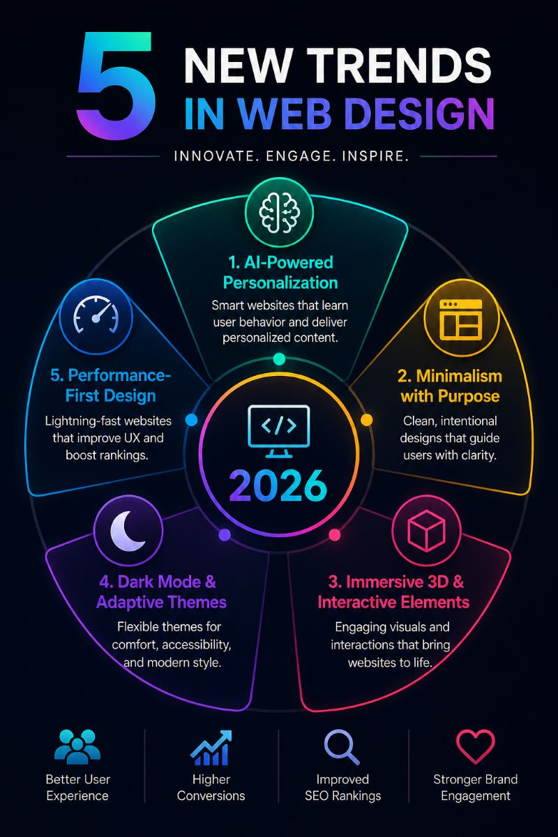 Top 5 Trends For Web Design