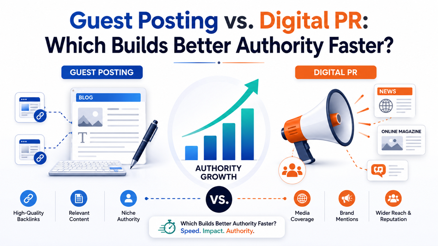Guest Posting vs. Digital PR: Which One Actually Builds Authority Faster?