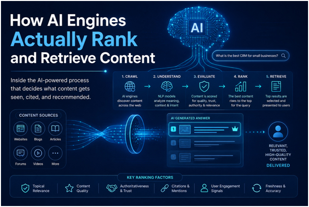 How AI Engines Actually Rank And Retrieve Content